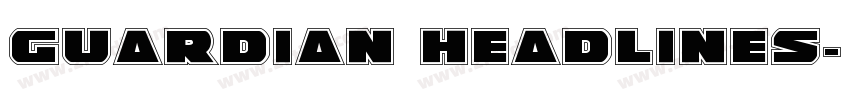 Guardian headlines字体转换
